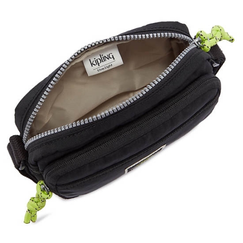 Black Kipling Sisko Crossbody Bags | AE728GHAU