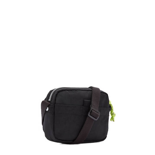 Black Kipling Sisko Crossbody Bags | AE728GHAU