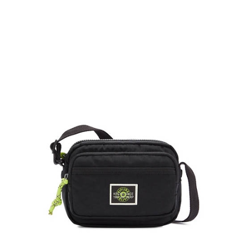 Black Kipling Sisko Crossbody Bags | AE728GHAU