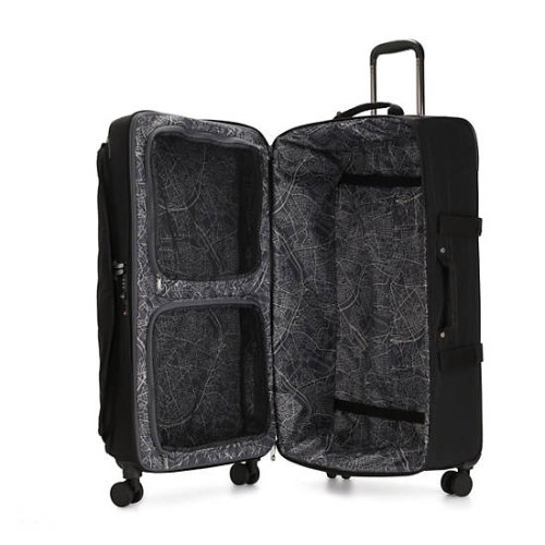 Black Kipling Spontaneous Large Rolling Suitcases | AE832BIOS