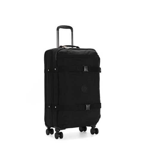 Black Kipling Spontaneous Medium Rolling Suitcases | AE875RDVS