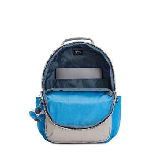 Blue Grey Kipling Seoul Large 15