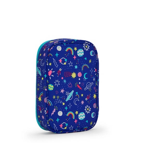 Blue Kipling 100 Pens Printed Pencil Case | AE158EBWF