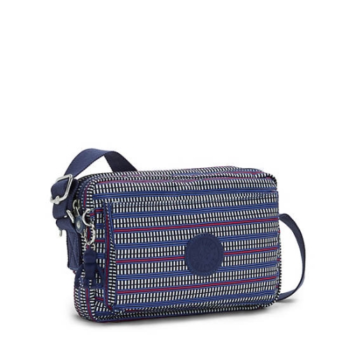 Blue Kipling Abanu Medium Printed Crossbody Bags | AE681ZDKT