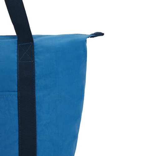 Blue Kipling Art Medium Lite Tote Bags | AE259XQPW