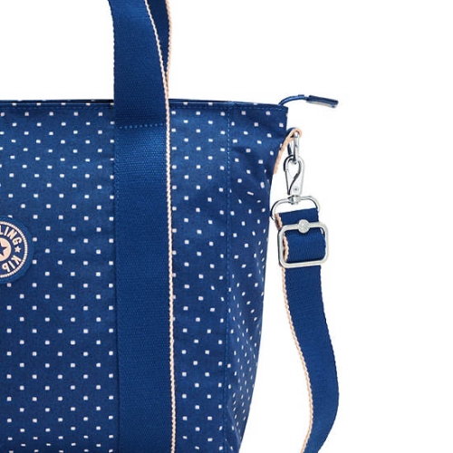 Blue Kipling Asseni Small Printed Tote Bags | AE176KCAV