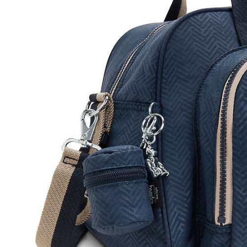 Blue Kipling Camama Printed Diaper Bags | AE628MQUZ