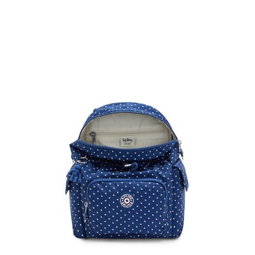 Blue Kipling City Pack Mini Printed Backpacks | AE286NOTP