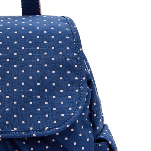 Blue Kipling City Pack Mini Printed Backpacks | AE286NOTP