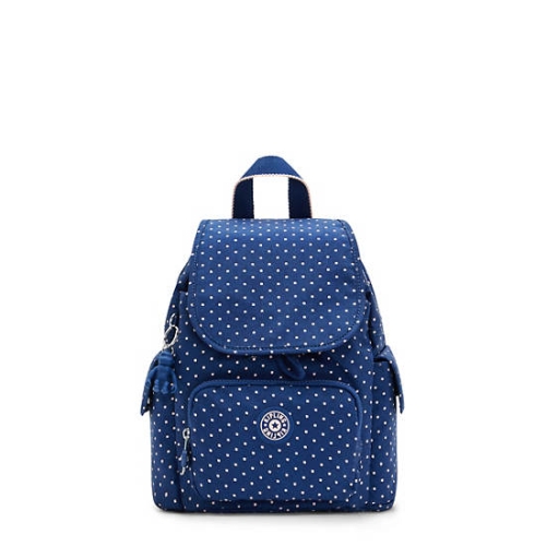 Blue Kipling City Pack Mini Printed Backpacks | AE286NOTP