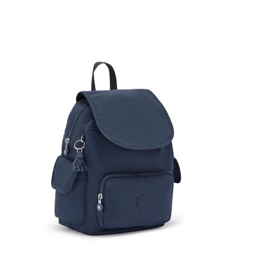 Blue Kipling City Pack Small Backpacks | AE901GNBK