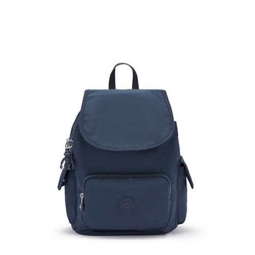 Blue Kipling City Pack Small Backpacks | AE901GNBK