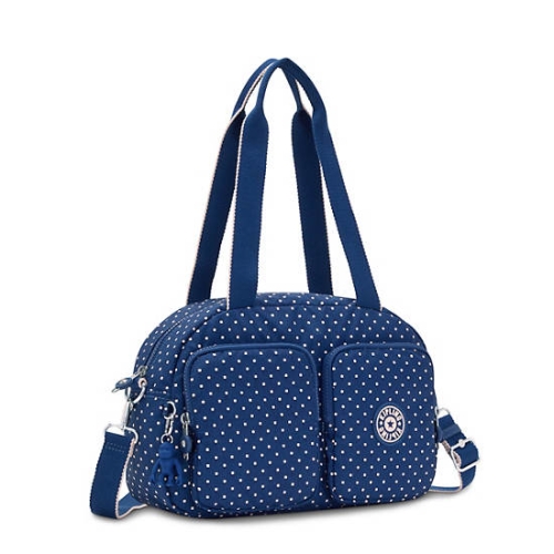 Blue Kipling Cool Defea Classic Printed Shoulder Bags | AE581KQTY