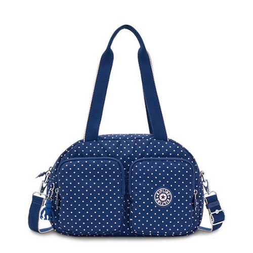 Blue Kipling Cool Defea Classic Printed Shoulder Bags | AE581KQTY