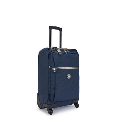 Blue Kipling Darcey Small Printed Carry-On Rolling Suitcases | AE790UDPJ