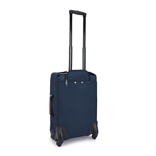 Blue Kipling Darcey Small Printed Carry-On Rolling Suitcases | AE790UDPJ