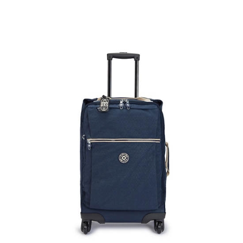 Blue Kipling Darcey Small Printed Carry-On Rolling Suitcases | AE790UDPJ