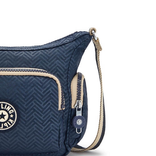 Blue Kipling Gabbie Mini Printed Crossbody Bags | AE946EOIT