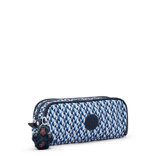 Blue Kipling Gitroy Classic Printed Pencil Case | AE721IAKP