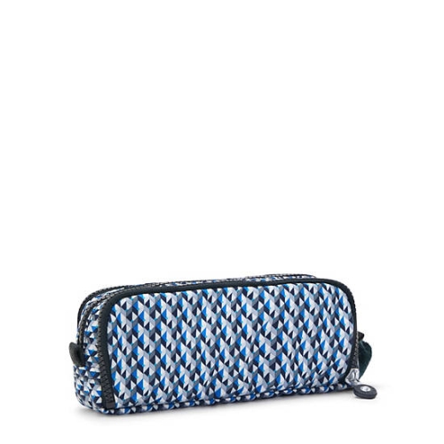 Blue Kipling Gitroy Classic Printed Pencil Case | AE721IAKP