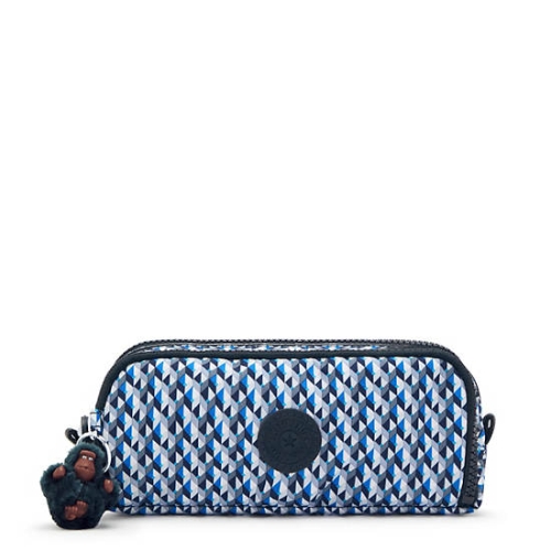 Blue Kipling Gitroy Classic Printed Pencil Case | AE721IAKP