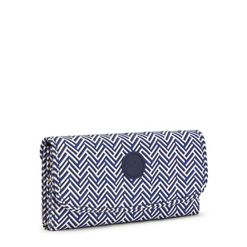 Blue Kipling Money Land Printed Snap Wallets | AE059RDHI