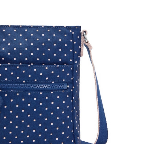 Blue Kipling New Angie Printed Crossbody Bags | AE351FYGD