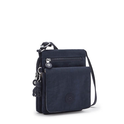 Blue Kipling New Eldorado Crossbody Bags | AE145XJSP