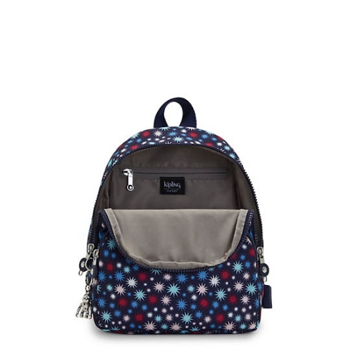 Blue Kipling Paola Small Printed Backpacks | AE607IFZT