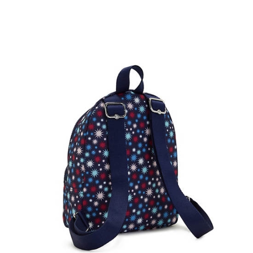 Blue Kipling Paola Small Printed Backpacks | AE607IFZT