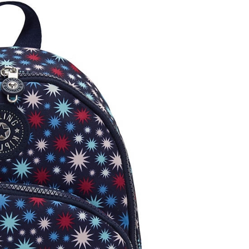 Blue Kipling Paola Small Printed Backpacks | AE607IFZT