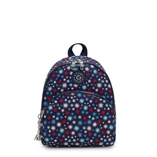 Blue Kipling Paola Small Printed Backpacks | AE607IFZT