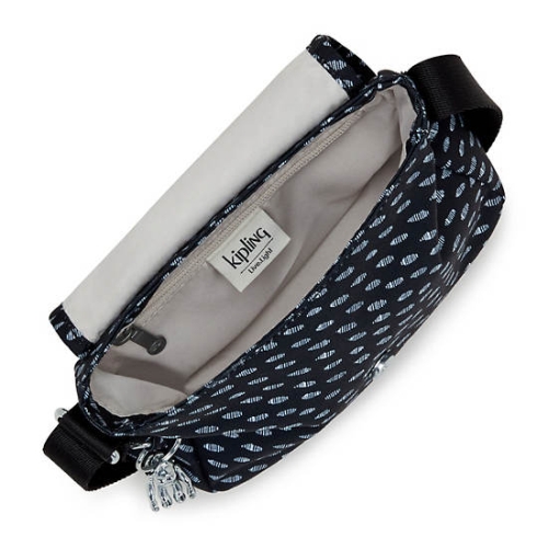 Blue Kipling Sabian Printed Crossbody Mini Bags | AE827JPMC