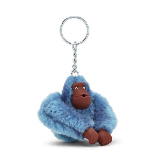 Blue Kipling Sven Small Monkey Keychains | AE215VYFC