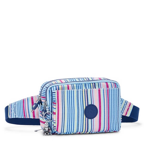 Blue Multicolor Kipling Abanu Multi Printed Convertible Crossbody Bags | AE296GCMY