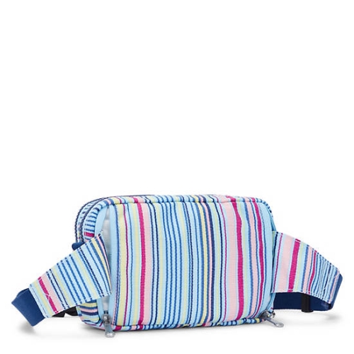 Blue Multicolor Kipling Abanu Multi Printed Convertible Crossbody Bags | AE296GCMY