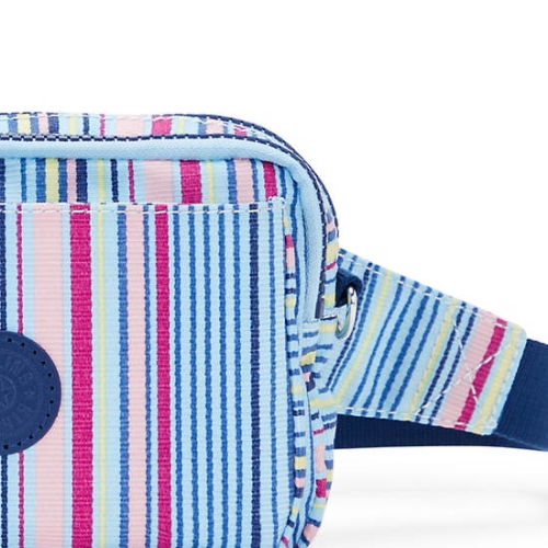 Blue Multicolor Kipling Abanu Multi Printed Convertible Crossbody Bags | AE296GCMY