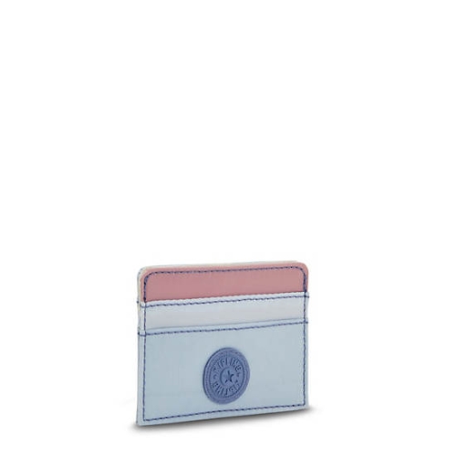 Blue Pink Kipling Cardy Classic Card Holder Pouches | AE570QHIK