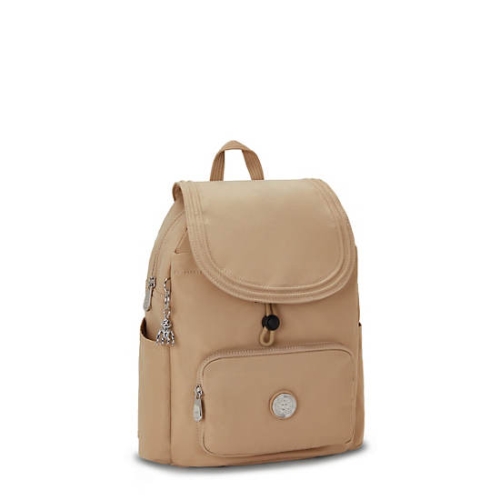 Brown Kipling City Pack Small Backpacks | AE942IWAX