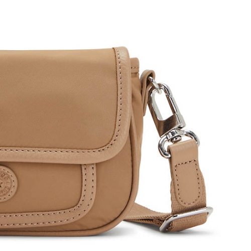 Brown Kipling Inaki Small Crossbody Bag Handbags | AE712WXVC