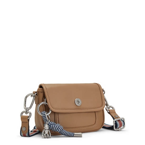 Brown Kipling Inaki Small Crossbody Bags | AE187HAFO