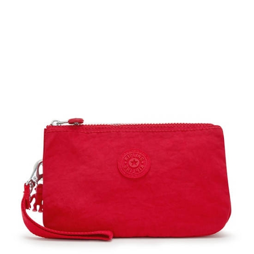 Burgundy Kipling Creativity Extra Large Wristlet Handbags | AE176BFWJ