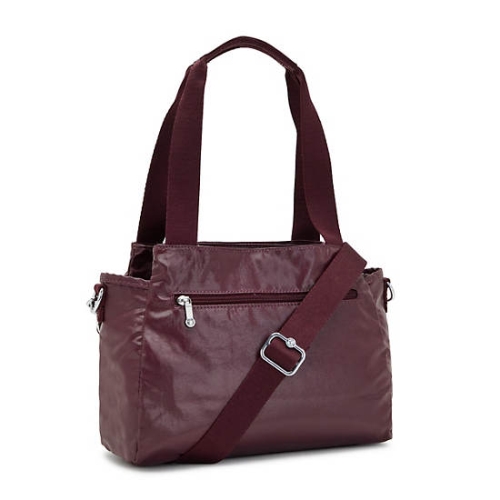 Burgundy Kipling Elysia Metallic Shoulder Bags | AE023GDPN