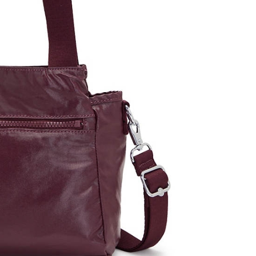 Burgundy Kipling Elysia Metallic Shoulder Bags | AE023GDPN