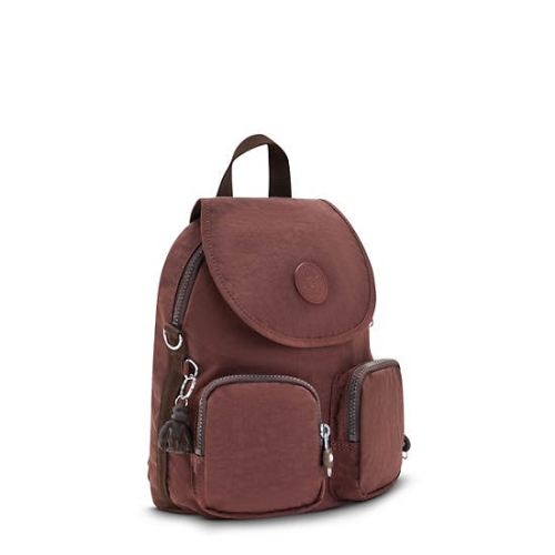 Burgundy Kipling Firefly Up Convertible Backpacks | AE531GCXP