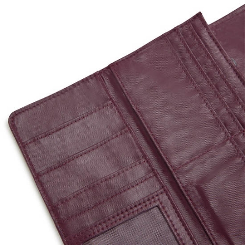 Burgundy Kipling Money Land Metallic Snap Wallets | AE651CELV