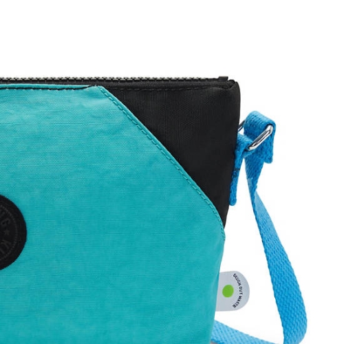 Green Blue Kipling Art Extra Small Crossbody Bags | AE136NYXE