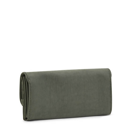 Green Kipling Money Land Snap Wallets | AE017IKTW