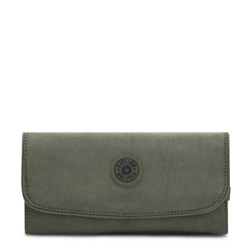 Green Kipling Money Land Snap Wallets | AE017IKTW