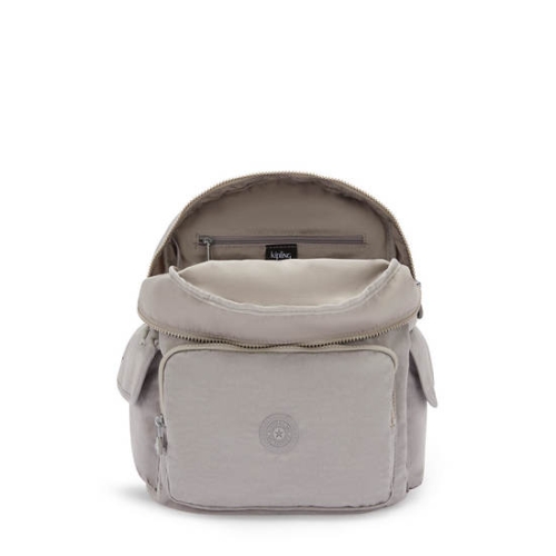 Grey Kipling City Pack Backpacks | AE146CNBD